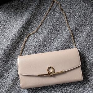 Salvatore Ferragamo Gancini Mini Bag Clutch Purse